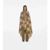 Coperta in lana e cashmere con motivo a quadri
