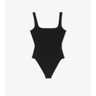 Costume da bagno con bordi a quadri