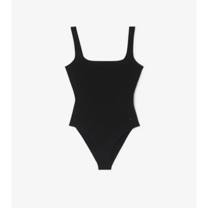 Costume da bagno con bordi a quadri