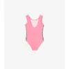 Costume da bagno con bordi a quadri
