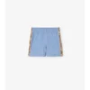 Costume da bagno con rifiniture a quadri