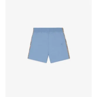 Costume da bagno con rifiniture a quadri