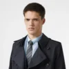 Cravatta in seta con motivo a righe Icon Stripe dal taglio classico