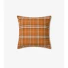 Cuscino in cashmere con motivo a quadri