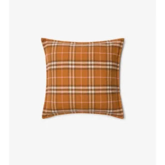 Cuscino in cashmere con motivo a quadri