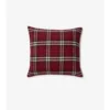 Cuscino in cashmere con motivo a quadri