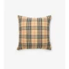 Cuscino in cashmere con motivo a quadri