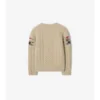 EKD Maglione in lana e cashmere con lavorazione Aran