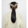Elastico per capelli in cotone a quadri