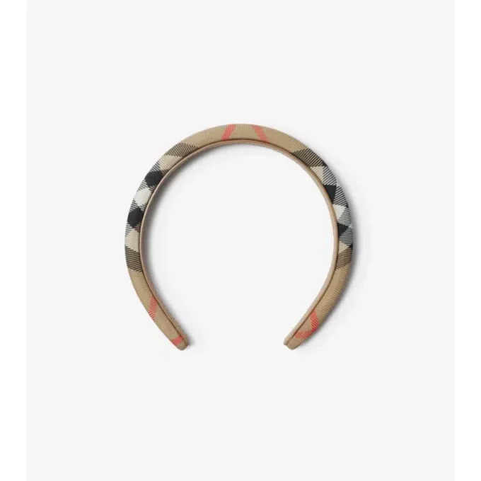 Fascia in nylon con motivo a quadri