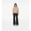 Felpa con cappuccio e zip in cotone Check Label