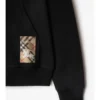 Felpa con cappuccio e zip in cotone Check Label