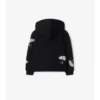 Felpa con cappuccio e zip in cotone con logo Umbrella