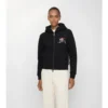 Felpa con cappuccio e zip in cotone EKD