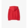 Felpa con cappuccio e zip in cotone EKD