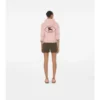 Felpa con cappuccio e zip in cotone Knight Stamp