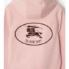 Felpa con cappuccio e zip in cotone Knight Stamp