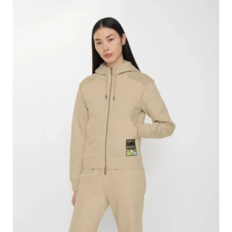 Felpa con cappuccio e zip in cotone Landscape Label