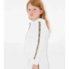 Felpa con cappuccio in cotone a quadri con zip