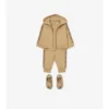Felpa con cappuccio in cotone a quadri con zip