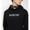 Felpa con cappuccio in cotone con logo