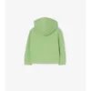 Felpa con cappuccio in cotone con zip