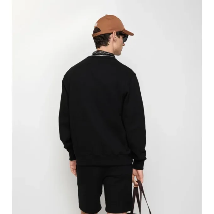 Felpa in cotone con logo