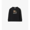 Felpa in cotone con motivo EKD Check
