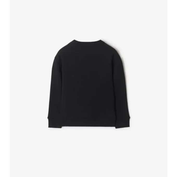 Felpa in cotone con motivo EKD Check