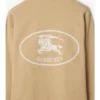 Felpa in cotone con stampa Knight