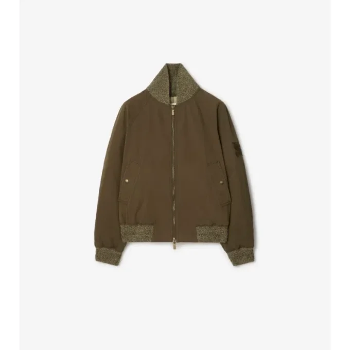 Giacca bomber in gabardine