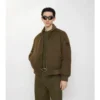 Giacca bomber in gabardine