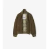 Giacca bomber in gabardine