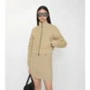 Giacca bomber in gabardine trapuntata