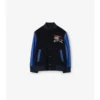 Giacca bomber in lana e cashmere