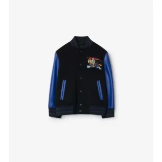 Giacca bomber in lana e cashmere