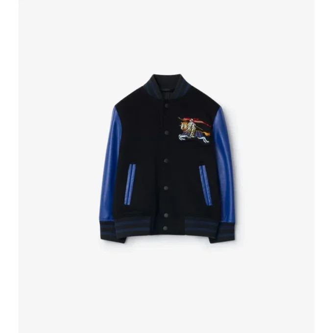 Giacca bomber in lana e cashmere