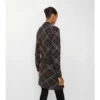 Giacca bomber in lana e cashmere con motivo a quadri