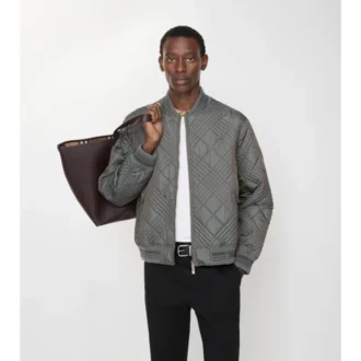 Giacca bomber Rakewood con micro-punto a quadri