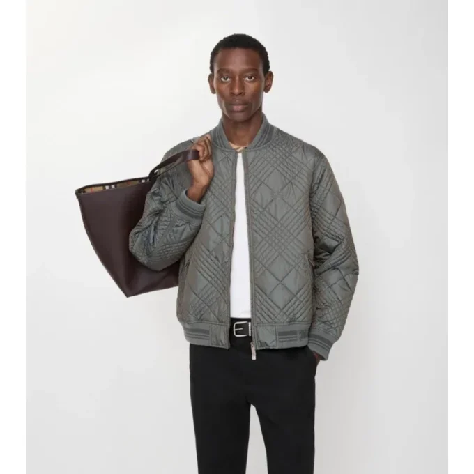 Giacca bomber Rakewood con micro-punto a quadri