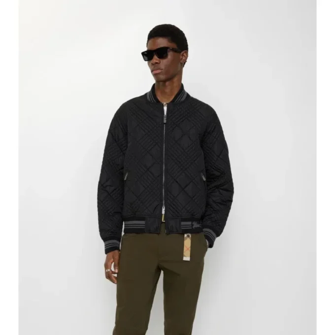Giacca bomber Rakewood con micro-punto a quadri