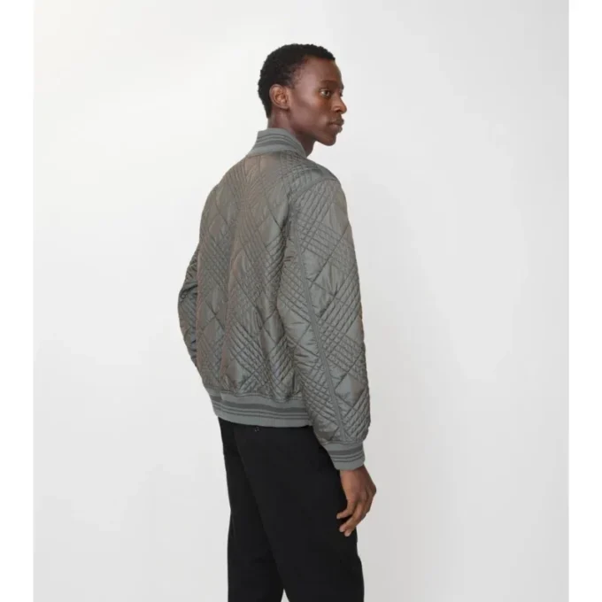 Giacca bomber Rakewood con micro-punto a quadri