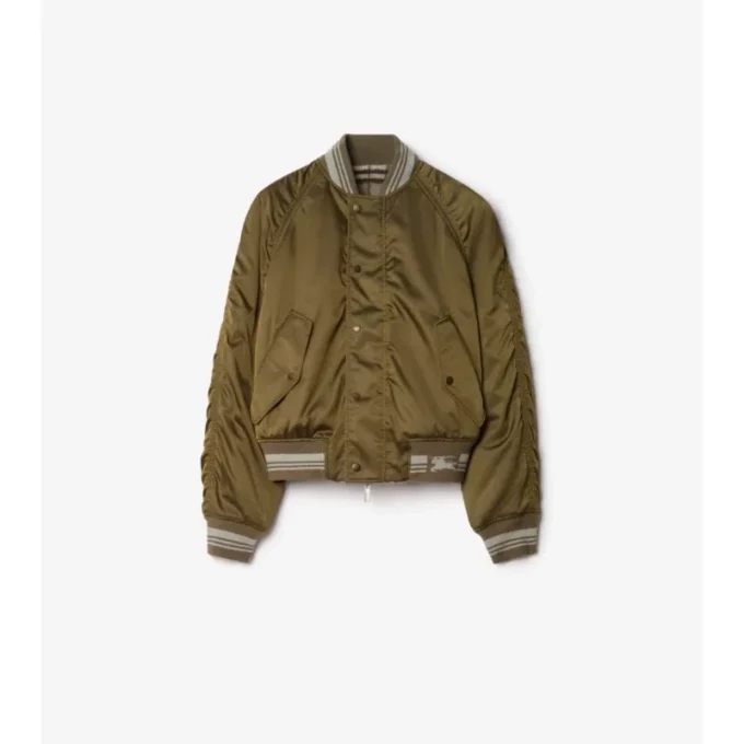 Giacca bomber reversibile in nylon