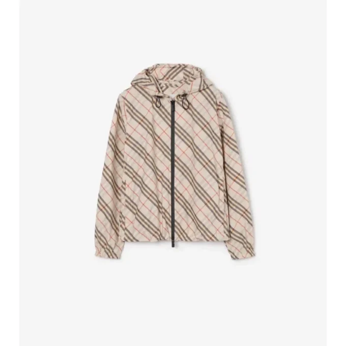 Giacca con cappuccio Check Salcombe 