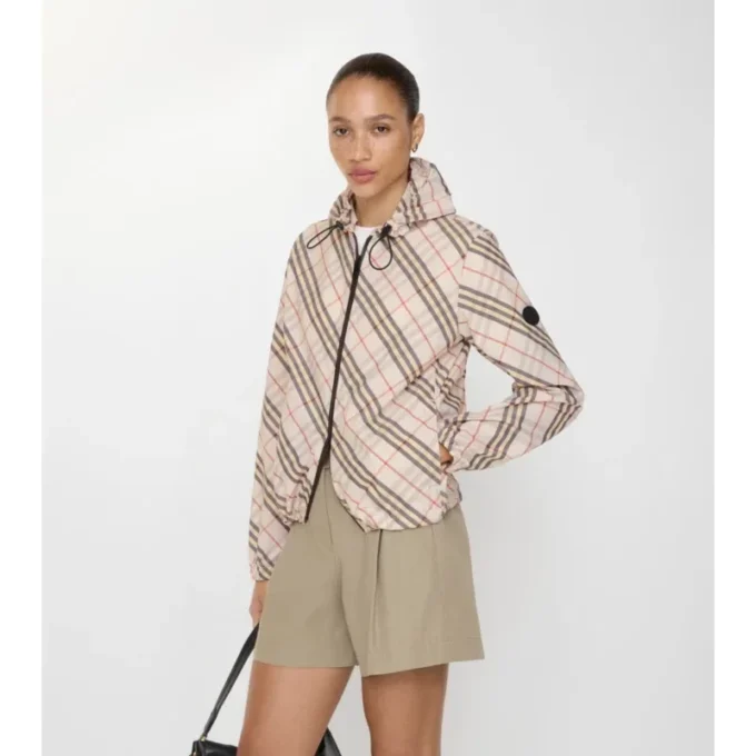 Giacca con cappuccio Check Salcombe 