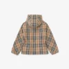 Giacca con cappuccio in cotone Vintage Check