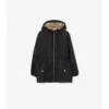 Giacca con cappuccio in nylon