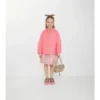 Giacca con cappuccio in nylon con nastro a quadri