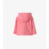 Giacca con cappuccio in nylon con nastro a quadri