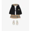 Giacca con cappuccio reversibile a quadri